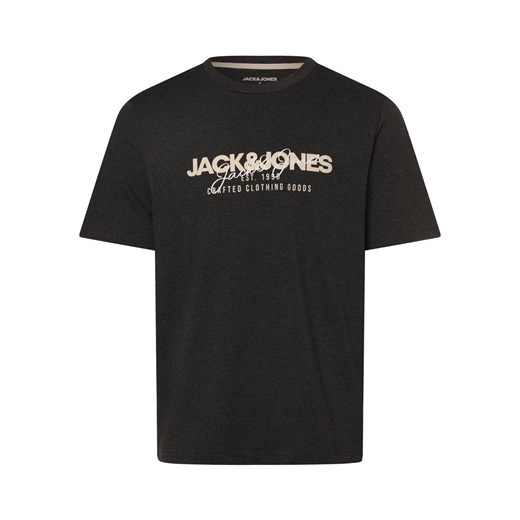 Jack & Jones Koszulka męska - JJAlvis Mężczyźni Bawełna antracytowy nadruk ze sklepu vangraaf w kategorii T-shirty męskie - zdjęcie 173750062