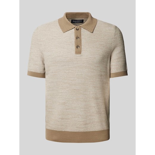 Koszulka polo o kroju regular fit z prążkowanymi wykończeniami ze sklepu Peek&Cloppenburg  w kategorii T-shirty męskie - zdjęcie 173750221
