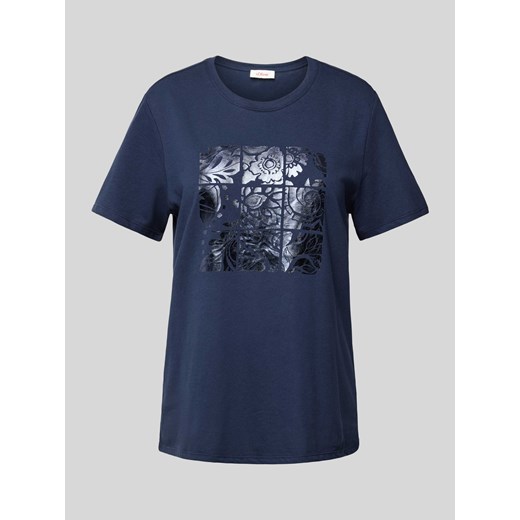 T-shirt z nadrukowanym motywem ze sklepu Peek&Cloppenburg  w kategorii Bluzki damskie - zdjęcie 173750400