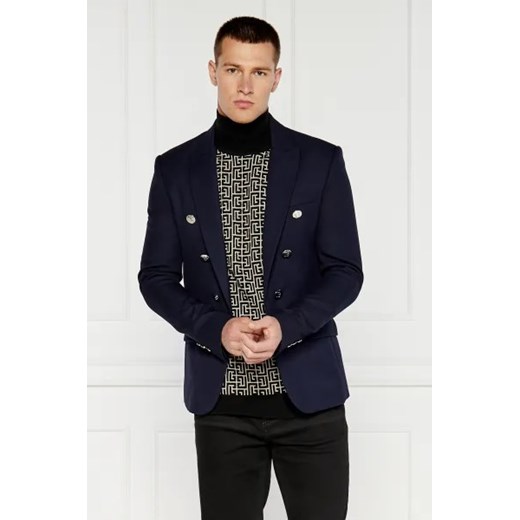Balmain Wełniana marynarka TWILL | Slim Fit ze sklepu Gomez Fashion Store w kategorii Marynarki męskie - zdjęcie 173751180