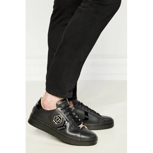 Philipp Plein Skórzane sneakersy Arrow Force 43 Gomez Fashion Store