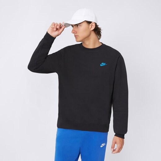nike bluza fdtn crew blk/blu sweatshirt dq8383-011 ze sklepu 50style.pl w kategorii Bluzy męskie - zdjęcie 173756302