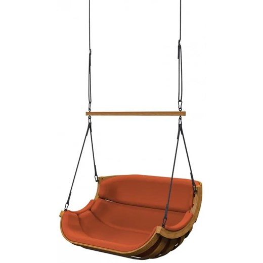 Podwójna huśtawka ogrodowa terracotta K1-P39 ze sklepu Edinos.pl w kategorii Huśtawki ogrodowe - zdjęcie 173756830