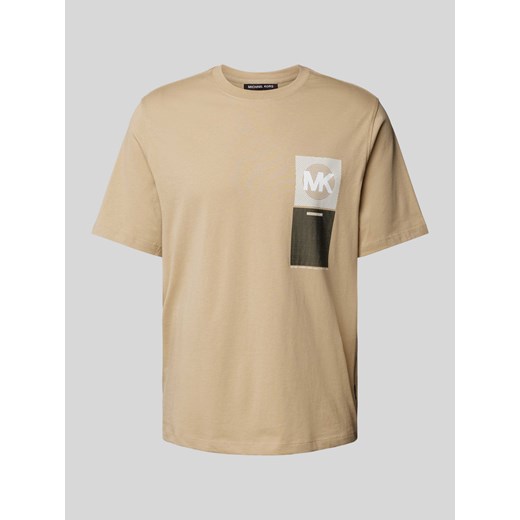 T-shirt z nadrukiem z logo model ‘MK BEACON’ ze sklepu Peek&Cloppenburg  w kategorii T-shirty męskie - zdjęcie 173760270