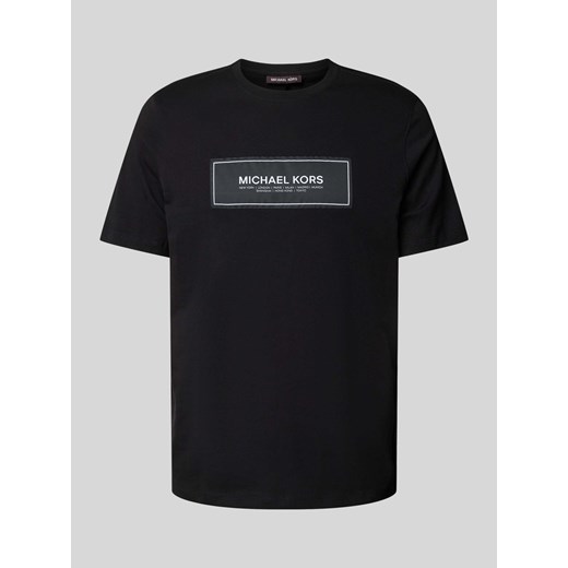 T-shirt z naszywką z logo model ‘NEW FLAGSHIP’ ze sklepu Peek&Cloppenburg  w kategorii T-shirty męskie - zdjęcie 173760641