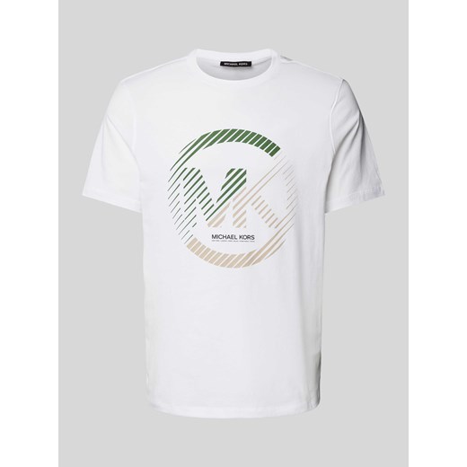 T-shirt z nadrukiem z logo model ‘VICTORY’ ze sklepu Peek&Cloppenburg  w kategorii T-shirty męskie - zdjęcie 173760773