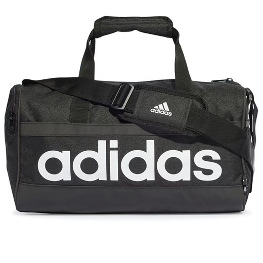 Torba adidas Essentials Linear Duffel Bag Extra Small HT4744 - czarna ze sklepu streetstyle24.pl w kategorii Torby sportowe - zdjęcie 173762310