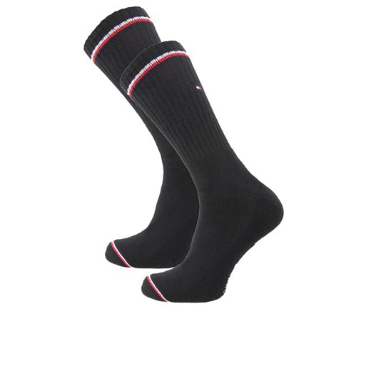 Skarpety Tommy Hilfiger Iconic Sock 100001096-200 - czarne Tommy Hilfiger promocja streetstyle24.pl