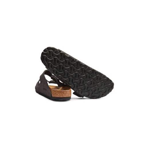 Klapki damskie BIRKENSTOCK bez zapięcia skórzane