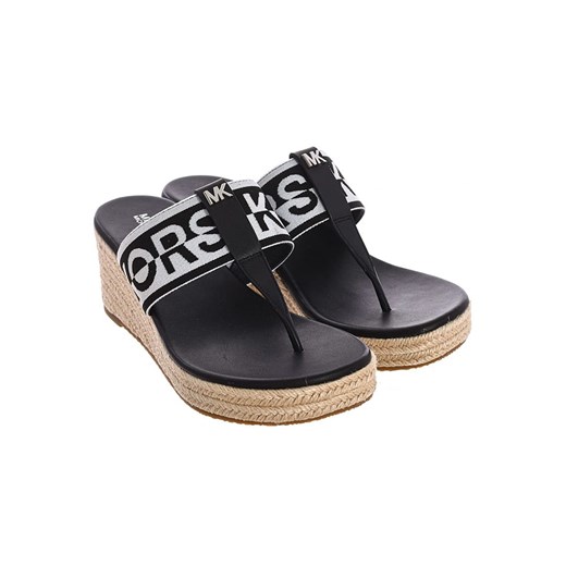 Michael Kors Japonki w kolorze czarno-białym na koturnie ze sklepu Limango Polska w kategorii Espadryle damskie - zdjęcie 173764590