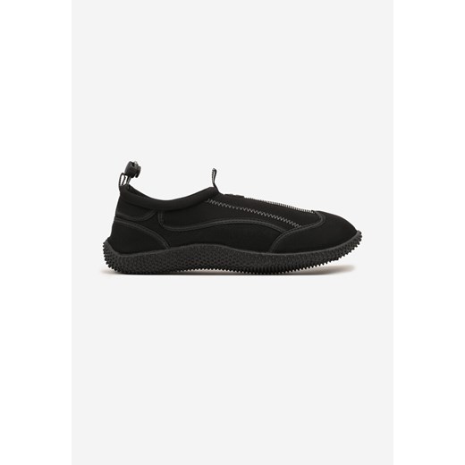 Czarne Buty Sportowe Wsuwane z Elastyczną Podeszwą Rivasole ze sklepu born2be.pl w kategorii Buty sportowe męskie - zdjęcie 173769554