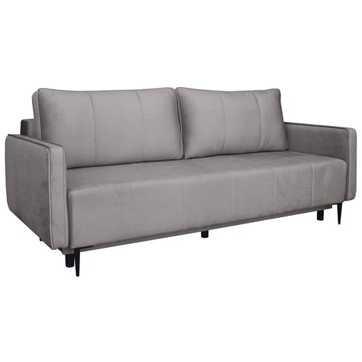 Ciemnoszara rozkładana sofa z pojemnikiem - Exa ze sklepu Edinos.pl w kategorii Sofy i kanapy - zdjęcie 173772611