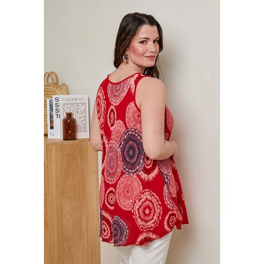 Curvy Lady Top w kolorze czerwonym Curvy Lady 48/50 wyprzedaż Limango Polska