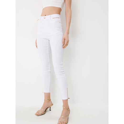 Mohito - Białe spodnie skinny - biały Mohito 36 Mohito