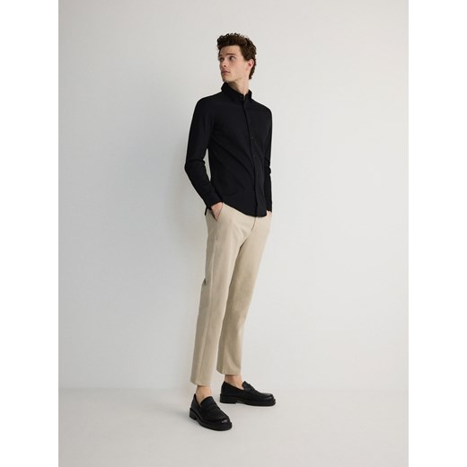 Reserved - Koszula super slim fit - czarny ze sklepu Reserved w kategorii Koszule męskie - zdjęcie 173774711