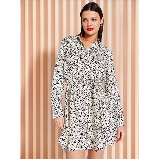 Sinsay - Sukienka mini ze wzorem - wielobarwny ze sklepu Sinsay w kategorii Sukienki - zdjęcie 173775170