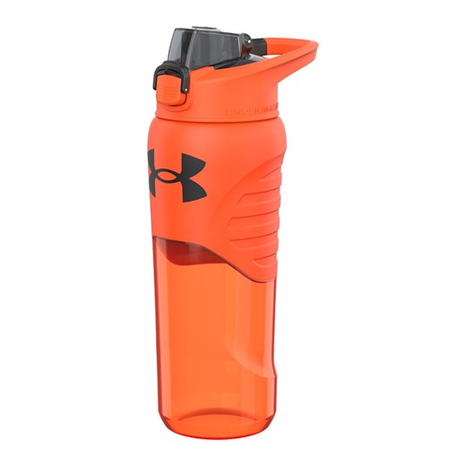 Bidon Under Armour UA 24oz Clarity Blaze Orange 700ML - pomarańczowy ze sklepu Sportstylestory.com w kategorii Bidony i butelki - zdjęcie 173775861