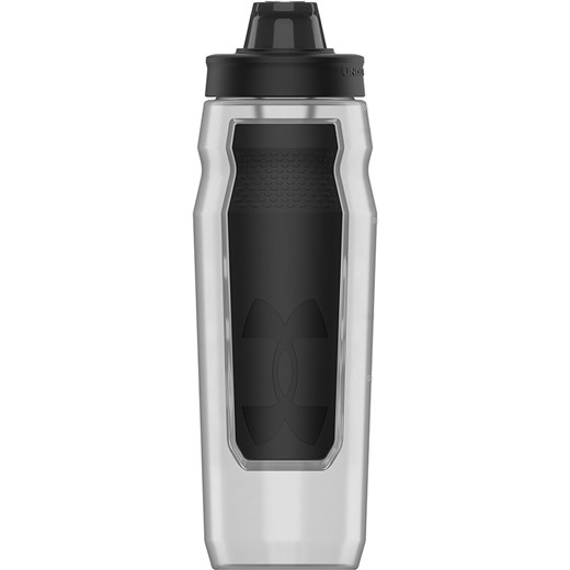 Bidon Under Armour 32oz Playmaker Squeeze Clear UA 950 milliliter - biały ze sklepu Sportstylestory.com w kategorii Bidony i butelki - zdjęcie 173775884