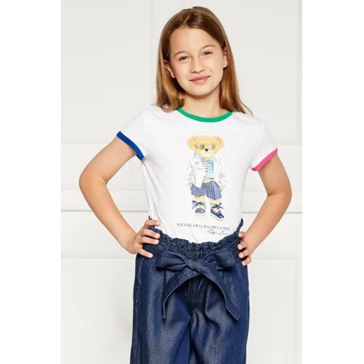 POLO RALPH LAUREN T-shirt SSBEARCN-KNIT | Regular Fit Polo Ralph Lauren 116 wyprzedaż Gomez Fashion Store