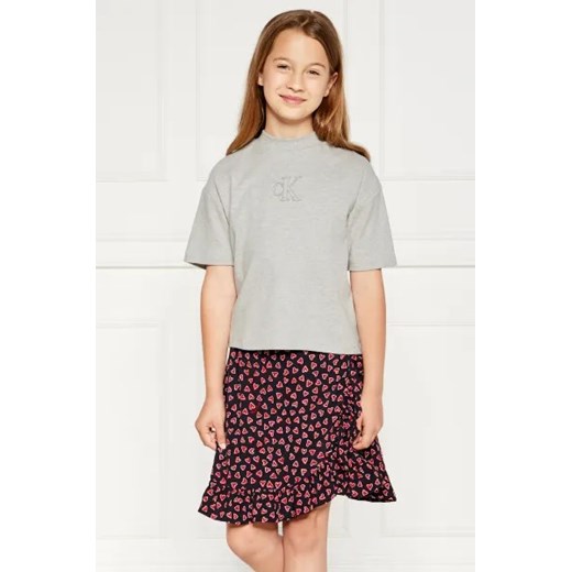 CALVIN KLEIN JEANS T-shirt | Regular Fit ze sklepu Gomez Fashion Store w kategorii Bluzki dziewczęce - zdjęcie 173776964