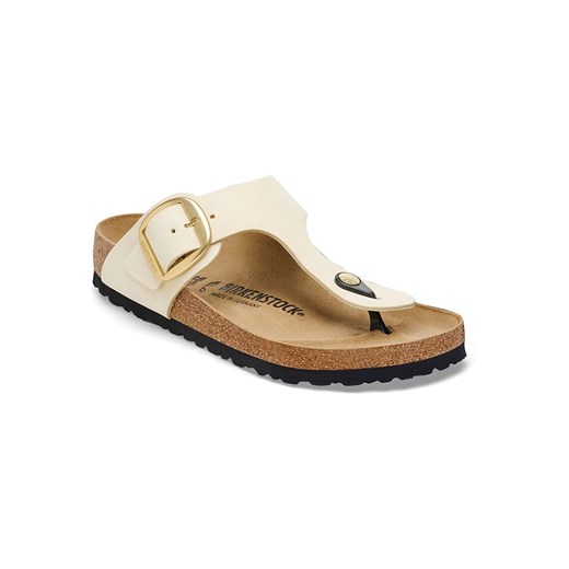 Birkenstock Skórzane japonki &quot;Gizeh&quot; w kolorze kremowym 36 okazyjna cena Limango Polska