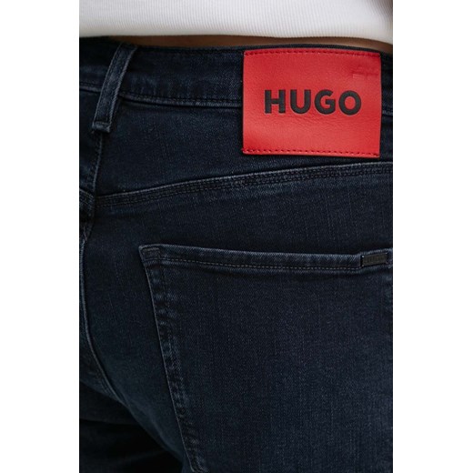 HUGO jeansy męskie kolor granatowy 50485019 36/32 ANSWEAR.com