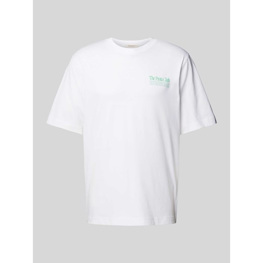T-shirt z nadrukiem z logo model ‘TAORMINA’ ze sklepu Peek&Cloppenburg  w kategorii T-shirty męskie - zdjęcie 173779691