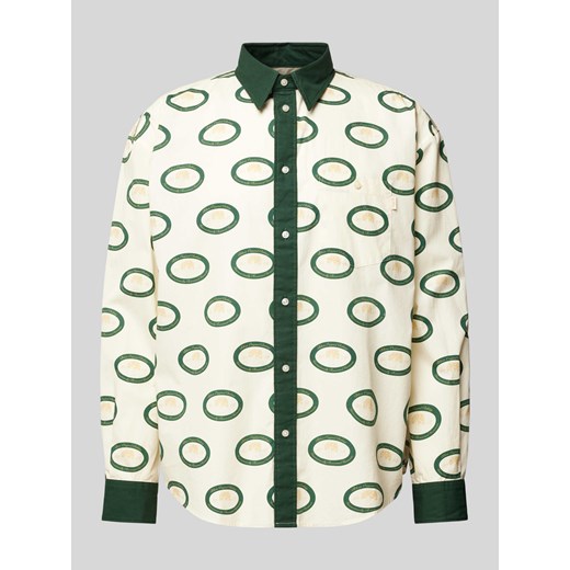 Koszula casualowa z wykładanym kołnierzem ze sklepu Peek&Cloppenburg  w kategorii Koszule męskie - zdjęcie 173779824