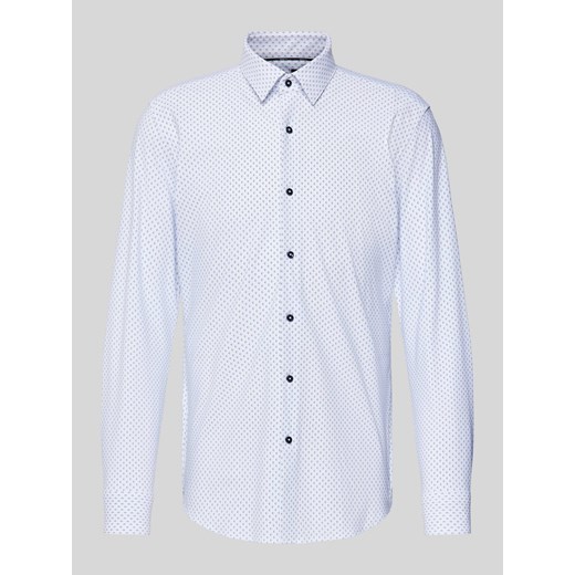Koszula biznesowa o kroju slim fit z kołnierzykiem typu kent model ‘Hank’ ze sklepu Peek&Cloppenburg  w kategorii Koszule męskie - zdjęcie 173779840