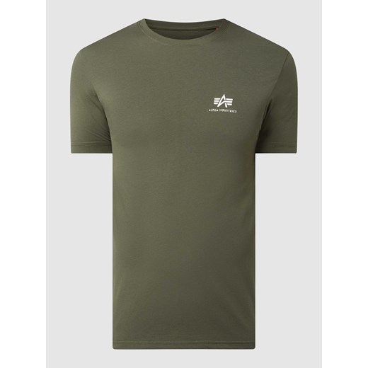 T-shirt z nadrukiem z logo model ‘Basic T’ ze sklepu Peek&Cloppenburg  w kategorii T-shirty męskie - zdjęcie 173779994
