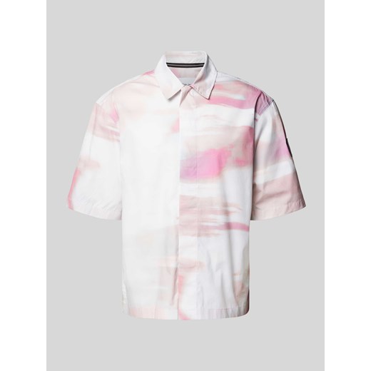 Koszula casualowa o kroju relaxed fit z efektem batiku model ‘DIFFUSED’ ze sklepu Peek&Cloppenburg  w kategorii Koszule męskie - zdjęcie 173780102