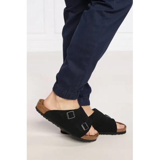 Birkenstock Skórzane klapki Zürich VL 44 okazja Gomez Fashion Store