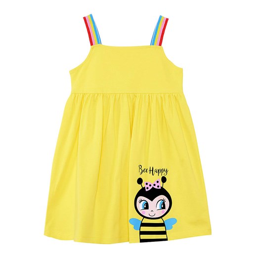 Denokids Sukienka "Bee Happy" w kolorze żółtym Denokids 116 okazja Limango Polska