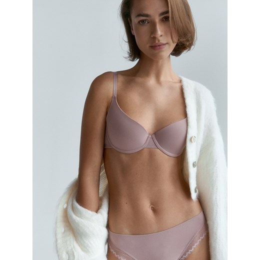 Reserved - Biustonosz push up 2 pack - kremowy Reserved 80C Reserved wyprzedaż