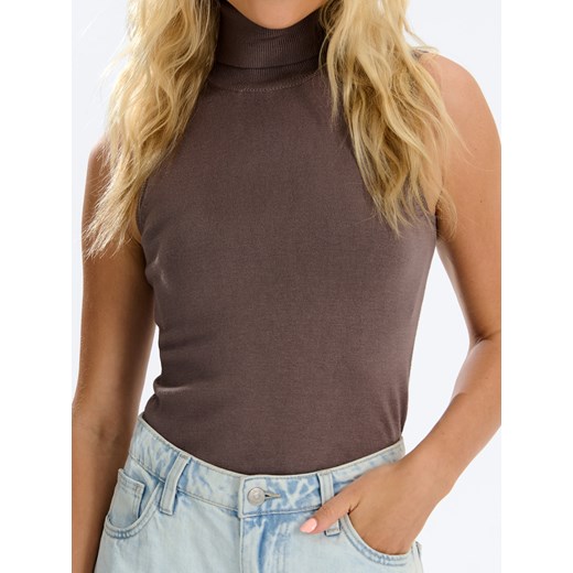 Sinsay - Sweter - brązowy Sinsay XS Sinsay