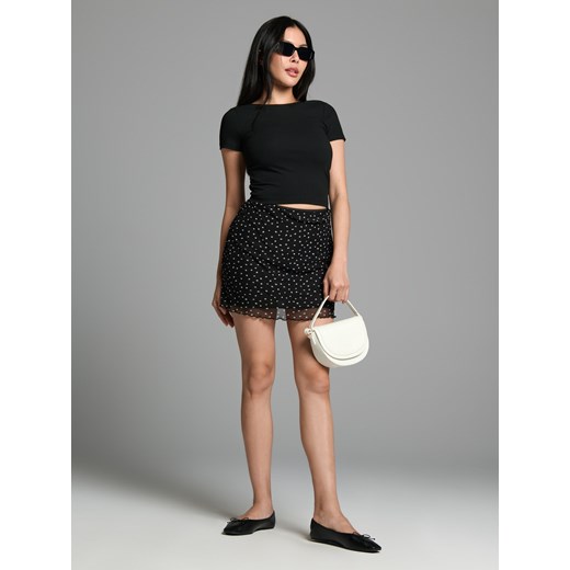 Sinsay - Koszulka - czarny Sinsay XS Sinsay