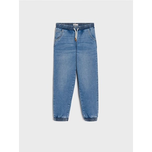 Sinsay - Jeansy jogger - niebieski Sinsay 146 Sinsay