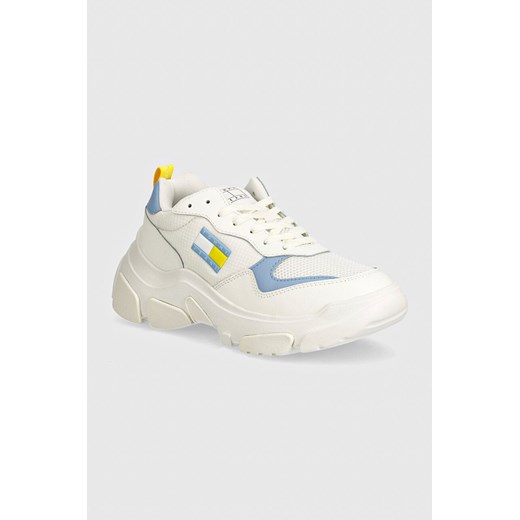 Tommy Jeans sneakersy TJW LIGHTWEIGHT HYBRID RUNNER kolor biały EN0EN02580 ze sklepu ANSWEAR.com w kategorii Buty sportowe damskie - zdjęcie 173787792