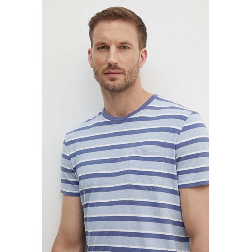 Polo Ralph Lauren t-shirt bawełniany męski kolor niebieski wzorzysty 710941994 ze sklepu ANSWEAR.com w kategorii T-shirty męskie - zdjęcie 173788153