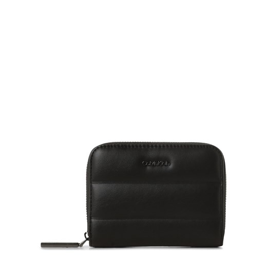 Calvin Klein Portfel damski Kobiety Sztuczna skóra czarny jednolity ze sklepu vangraaf w kategorii Portfele damskie - zdjęcie 173788932