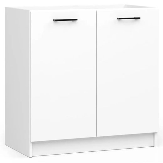 Biała szafka pod zlew 80 cm - Vivienne 13X ze sklepu Edinos.pl w kategorii Meble kuchenne - zdjęcie 173789123