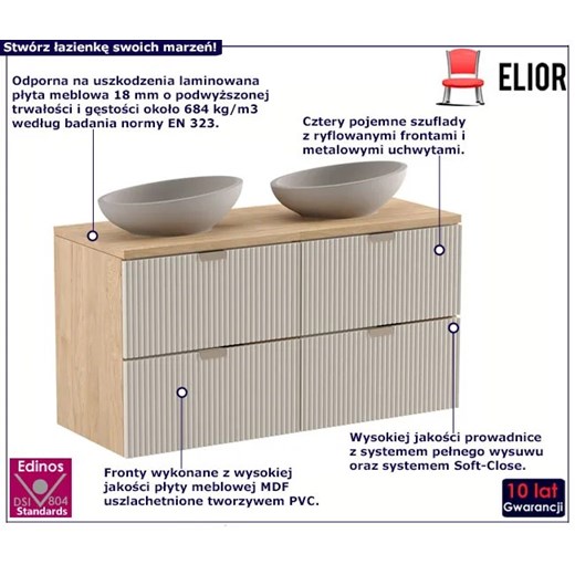 Szafka/regał łazienkowy Elior