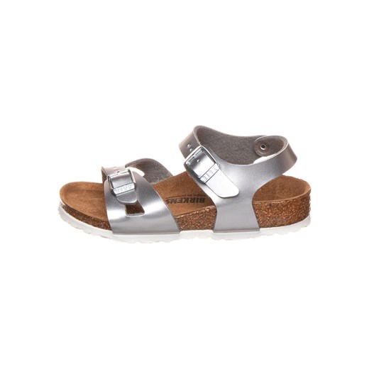 Birkenstock Sandały &quot;Rio&quot; w kolorze srebrnym ze sklepu Limango Polska w kategorii Sandały dziecięce - zdjęcie 173790520