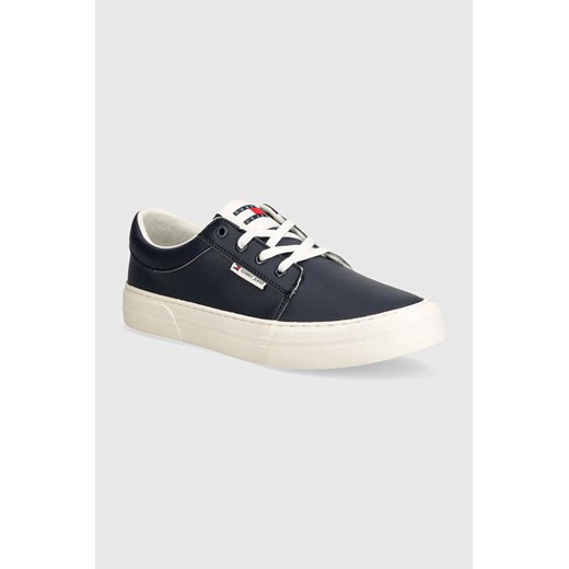 Tommy Jeans sneakersy TJM VULC. SKATE DERBY ESS kolor granatowy EM0EM01400 ze sklepu ANSWEAR.com w kategorii Trampki męskie - zdjęcie 173792944