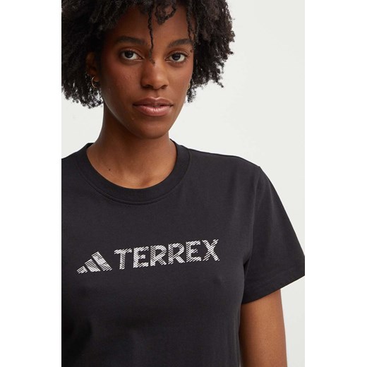 adidas TERREX t-shirt damski kolor czarny HZ1392 M ANSWEAR.com