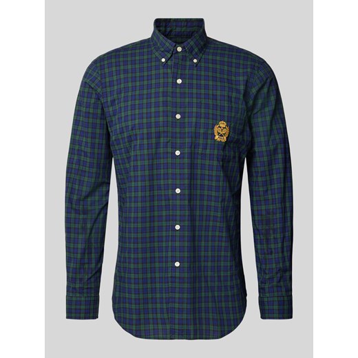 Koszula casualowa o kroju classic fit z wyhaftowanym logo ze sklepu Peek&Cloppenburg  w kategorii Koszule męskie - zdjęcie 173796202