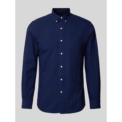 Koszula casualowa o kroju slim fit z kołnierzykiem typu button down ze sklepu Peek&Cloppenburg  w kategorii Koszule męskie - zdjęcie 173796520