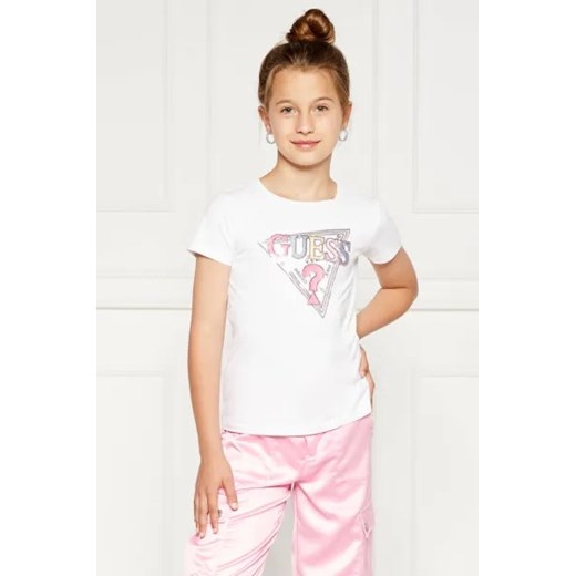 Guess T-shirt | Regular Fit ze sklepu Gomez Fashion Store w kategorii Bluzki dziewczęce - zdjęcie 173797481