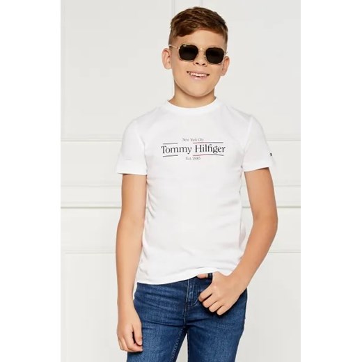Tommy Hilfiger T-shirt | Regular Fit ze sklepu Gomez Fashion Store w kategorii T-shirty chłopięce - zdjęcie 173797854