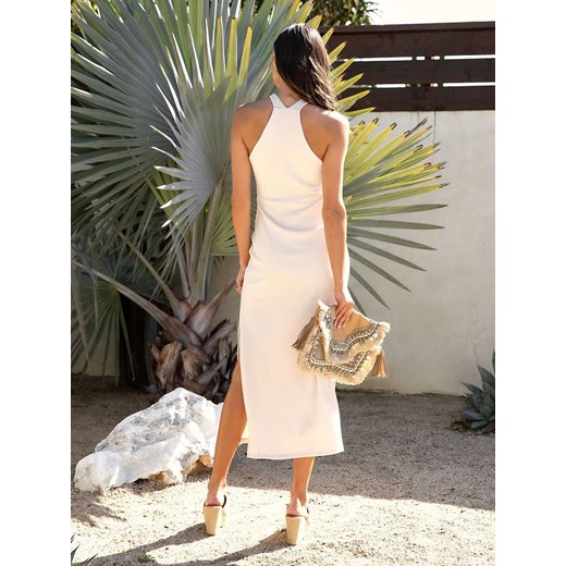 LA Angels Sukienka w kolorze kremowym La Angels XL promocja Limango Polska